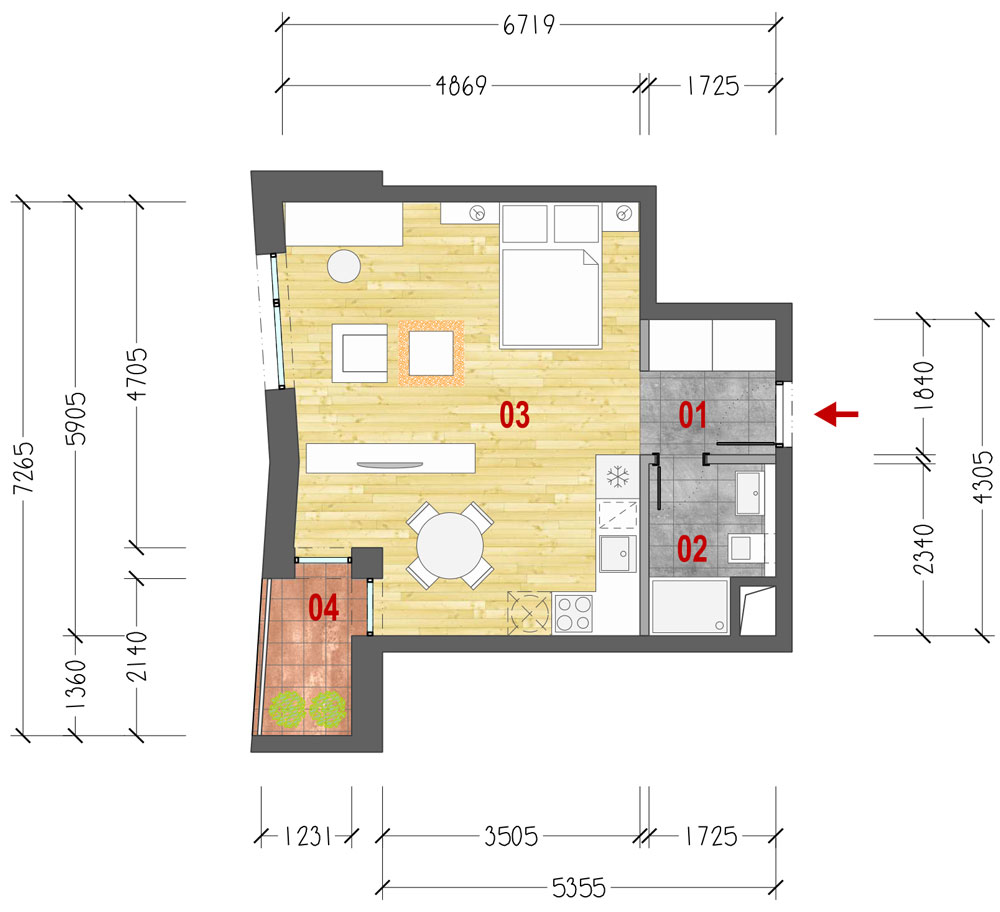 Apartmán A.7.34